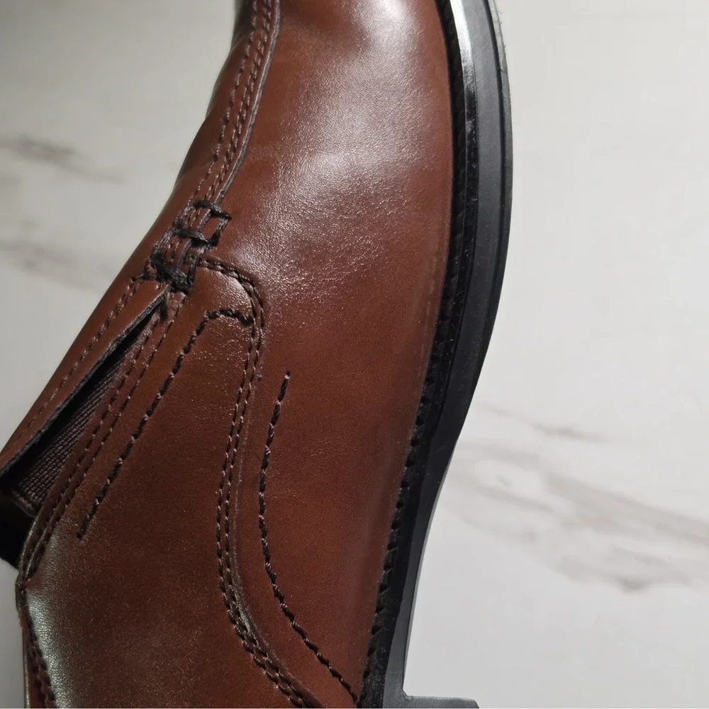 Dockers Brown Man-Made Loafer Men's Slip On Dress Shoes Size 10.5W